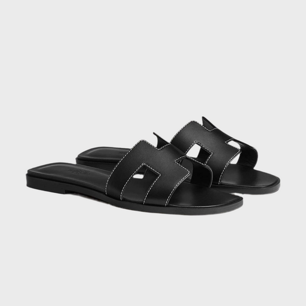 Claquettes Hermes - Femme Noir