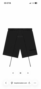 Fear Of God Ensemble Essentiel – Short & T-shirt Noir