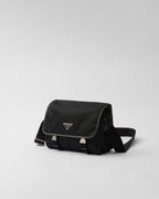 Sac porté épaule en Re-Nylon et cuir Saffiano