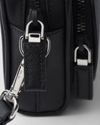 Sac porté épaule en Re-Nylon et cuir Saffiano