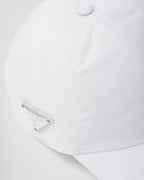 Casquette Prada en Re-Nylon Blanc