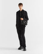Sac porté épaule en Re-Nylon et cuir Saffiano