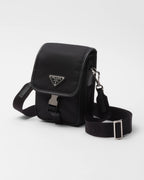 Sac porté épaule en Re-Nylon et cuir Saffiano