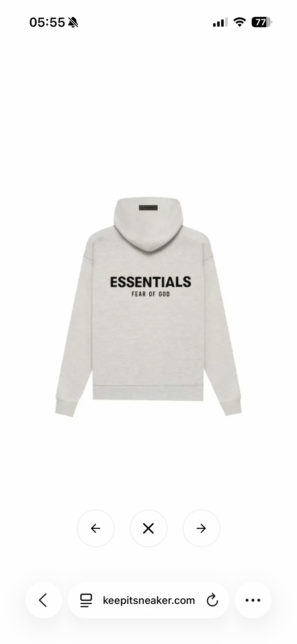Fear of God ESSENTIALS HOODIES