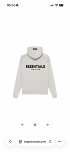 Fear of God ESSENTIALS HOODIES