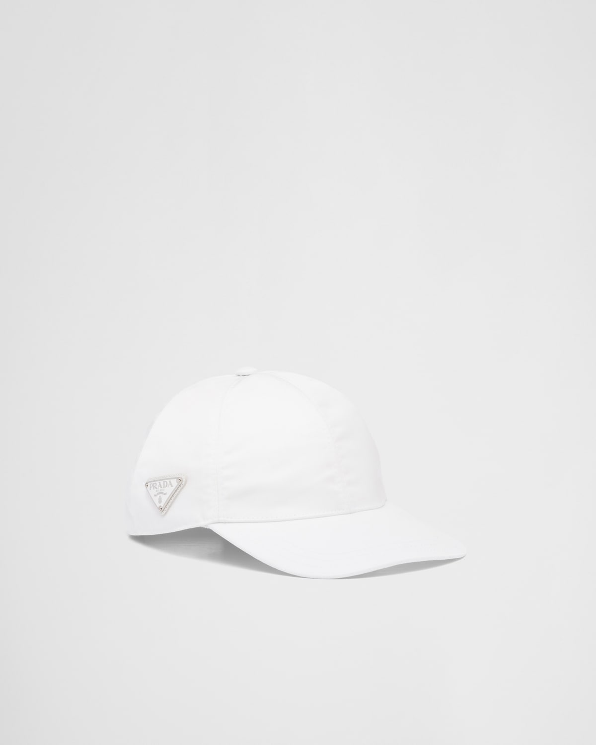 Casquette Prada en Re-Nylon Blanc