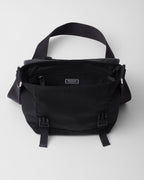 Sac porté épaule en Re-Nylon et cuir Saffiano