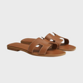 Claquettes Hermes - Femme Marron