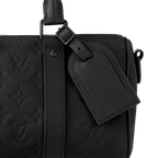 Sac Keepall Bandoulière 25 Noir Cuir