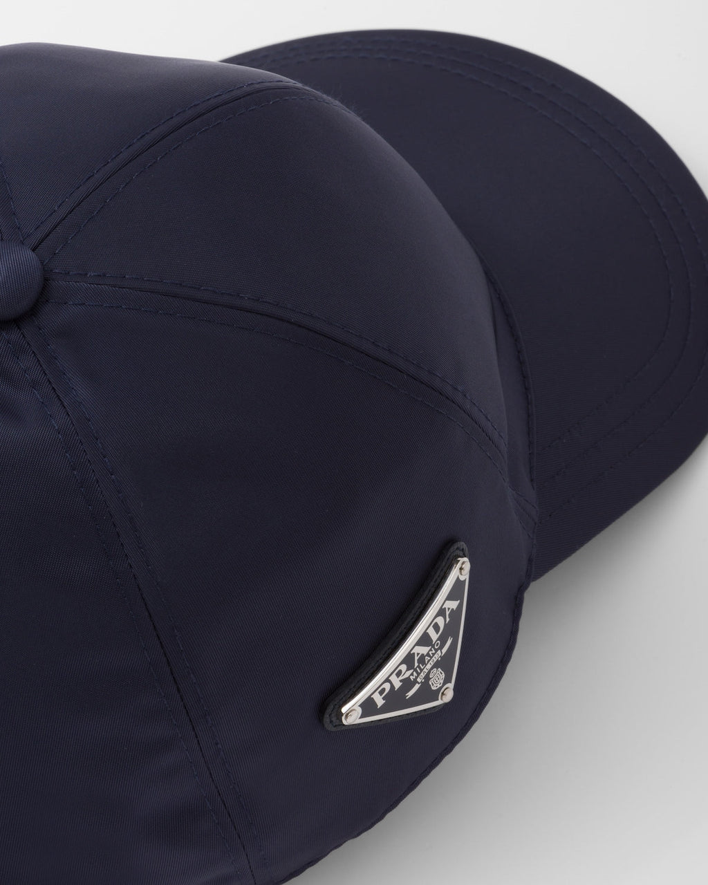 Casquette Prada en Re-Nylon Bleu