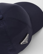 Casquette Prada en Re-Nylon Bleu
