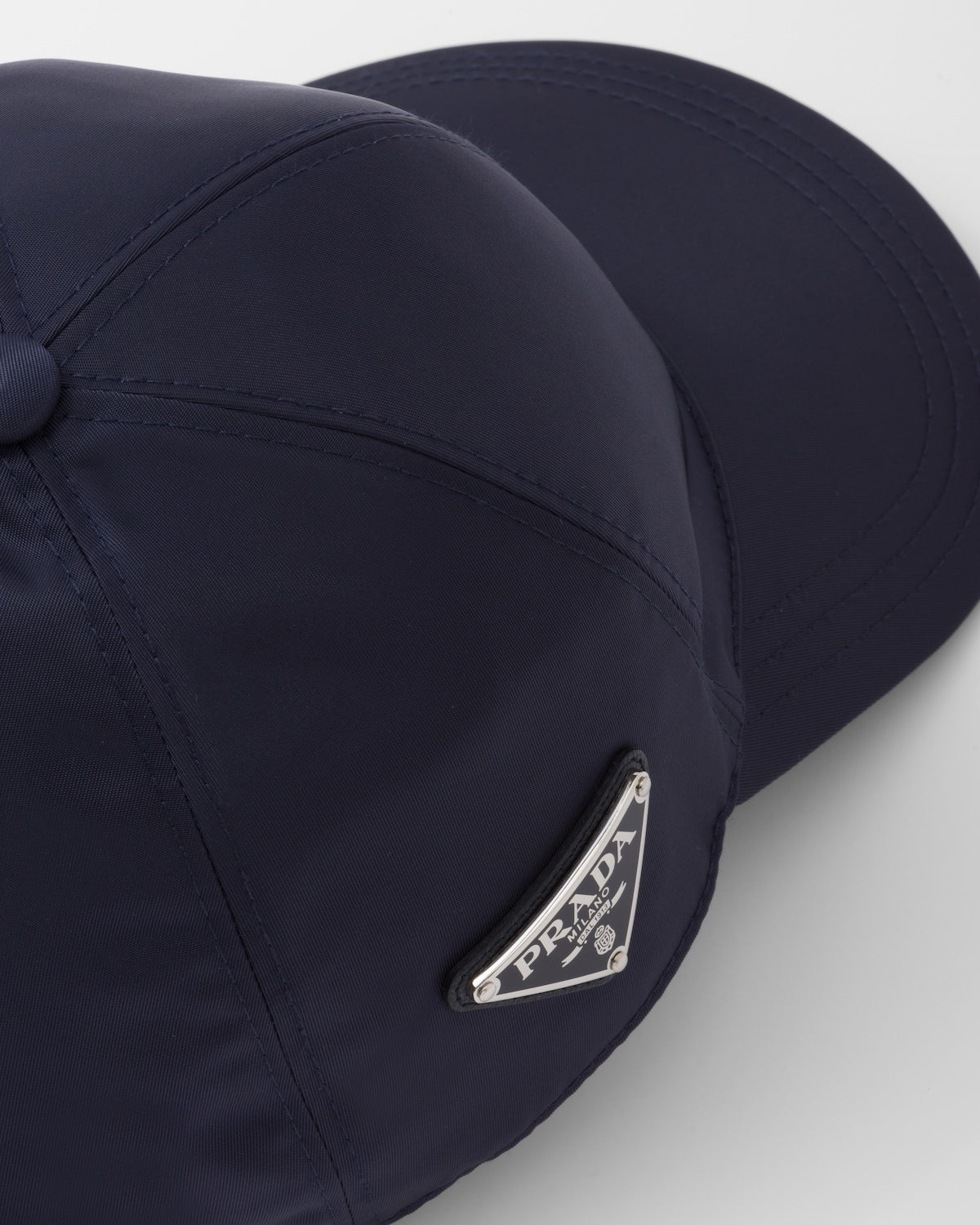 Casquette Prada en Re-Nylon Bleu