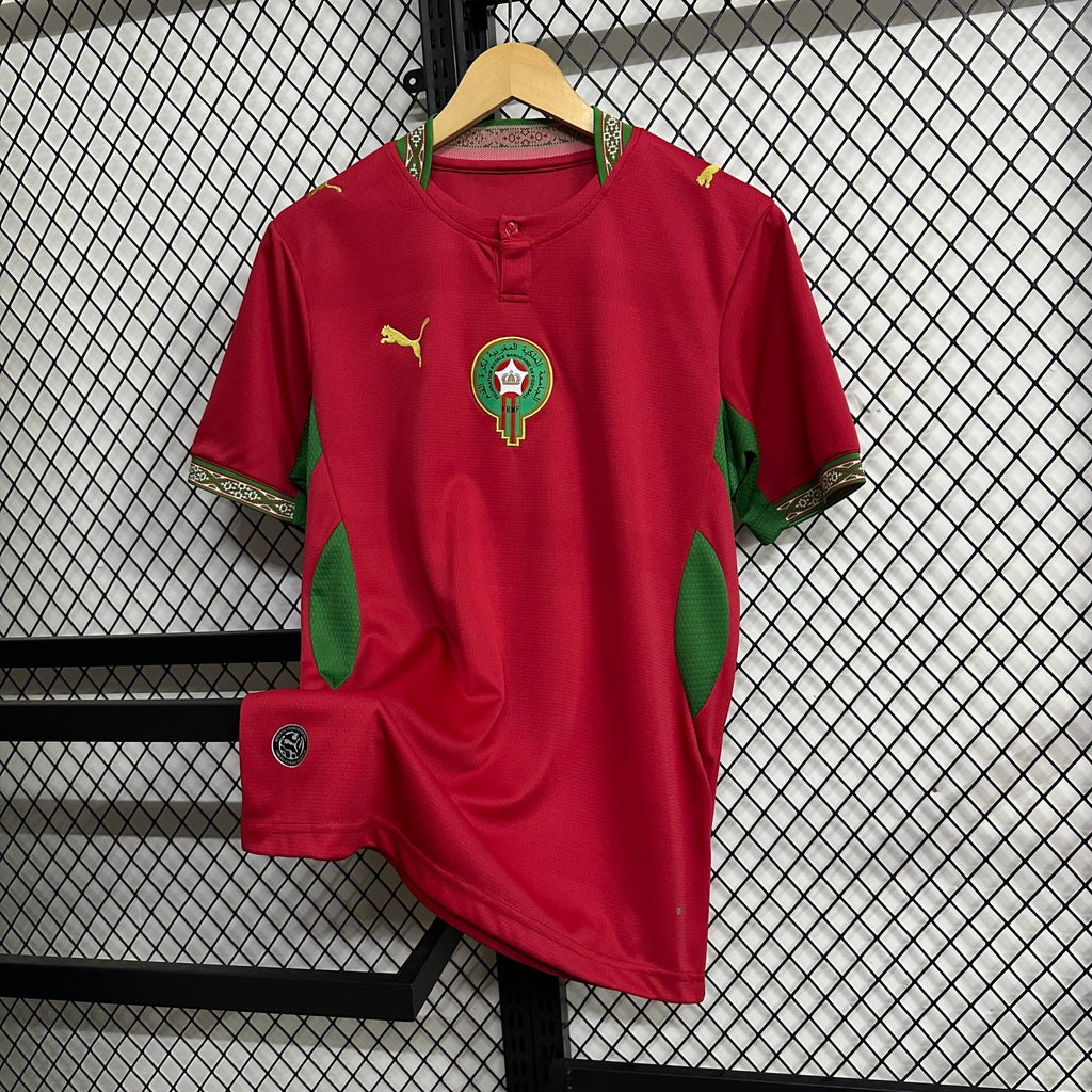 MAILLOT MAROC DOMICILE COUPE DU MONDE 2026
