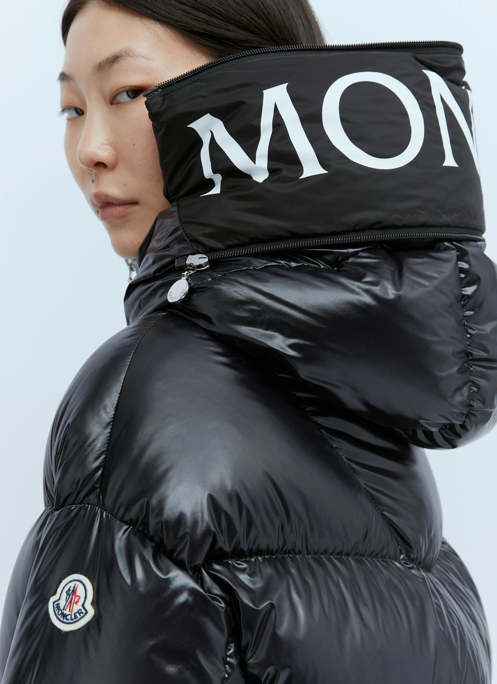 Doudoune à Capuche Moncler Huppe